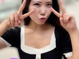 M男が街中で女性に声をかけてキスさせてもらう アパレル店員 さゆりちゃん